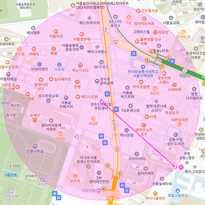 서울 성동구 성수동1가 뚝섬역 서울숲역 월주차, 월정기권ㅣ여름도 끝이 보이네요,,,가을에도 주만사 아시죠?!