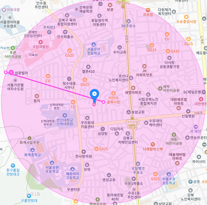서울 강북구 수유동 화계역 가오리역 부근 월주차, 월정기권ㅣ주차 고민 더 이상은 NO~!!