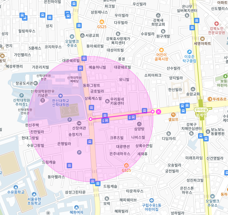 [지정석] 강북구 수유동 화계역 인근 주차장 | 월주차 정기권