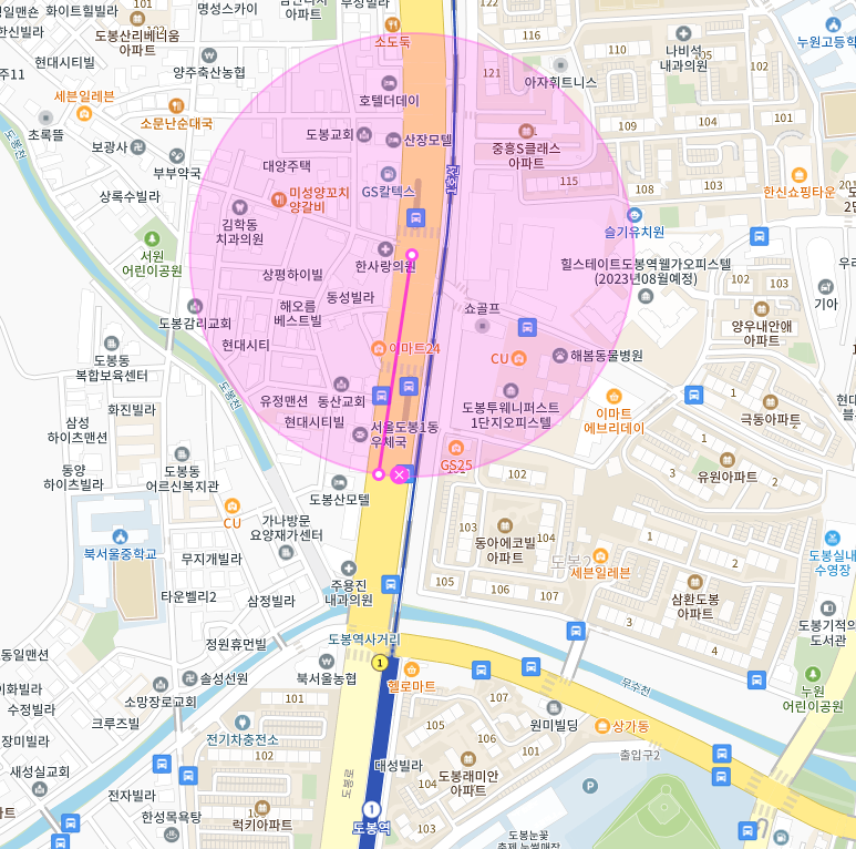 도봉구 도봉동 도봉역 부근 월주차장 전일제 | 월주차 정기권