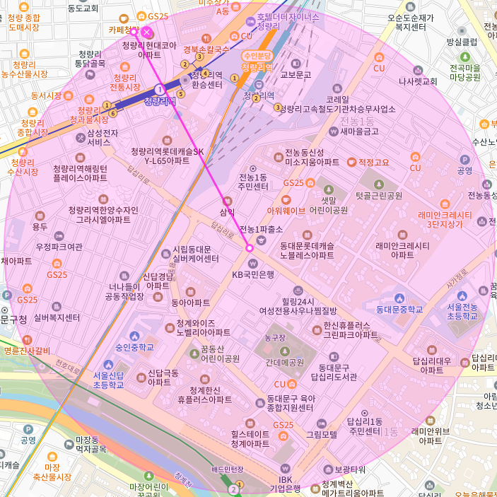 서울 동대문구 답십리동 청량리역 동대문구청 부근 월주차, 월 정기권 | 주차 걱정 NO, 주만사 YES