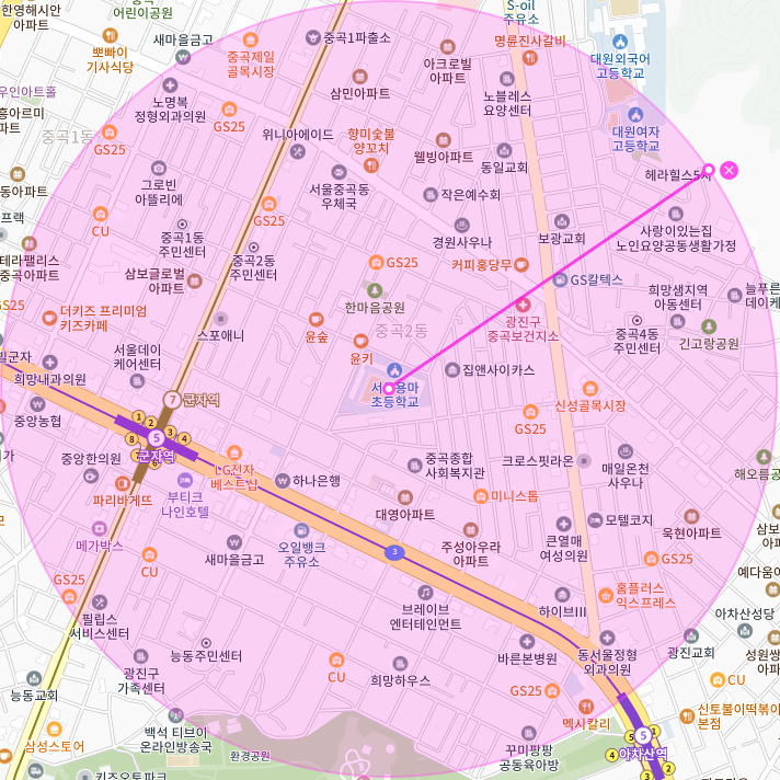 서울 광진구 중곡동 군자역 대원외고 부근 월주차, 월 정기권 | 주차 스트레스 사라지는 곳, 바로 여기! 주만사입니다~~