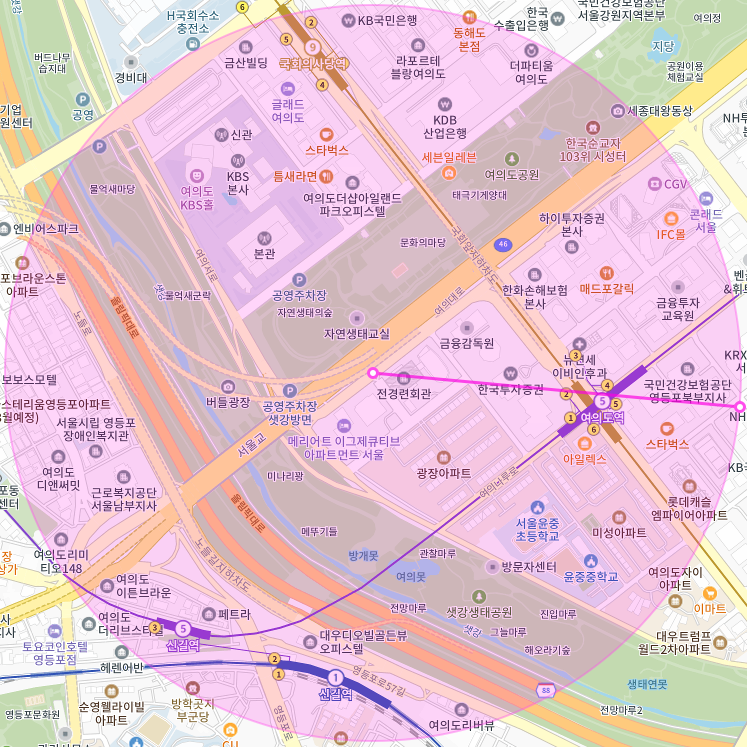 서울 영등포구 여의도동 전경련회관 여의도역 부근 월주차, 월정기권 | 여의도에 큰 거 왔습니다!!