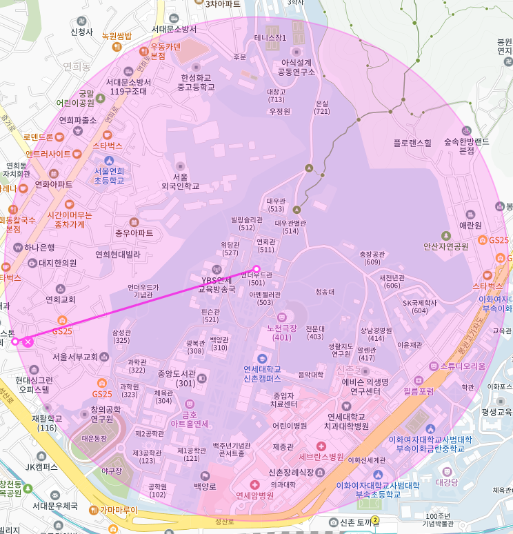 서울 서대문구 연희동 연세대학교 부근 월주차, 월정기권 | 이런 기회를 놓친다구요?>!