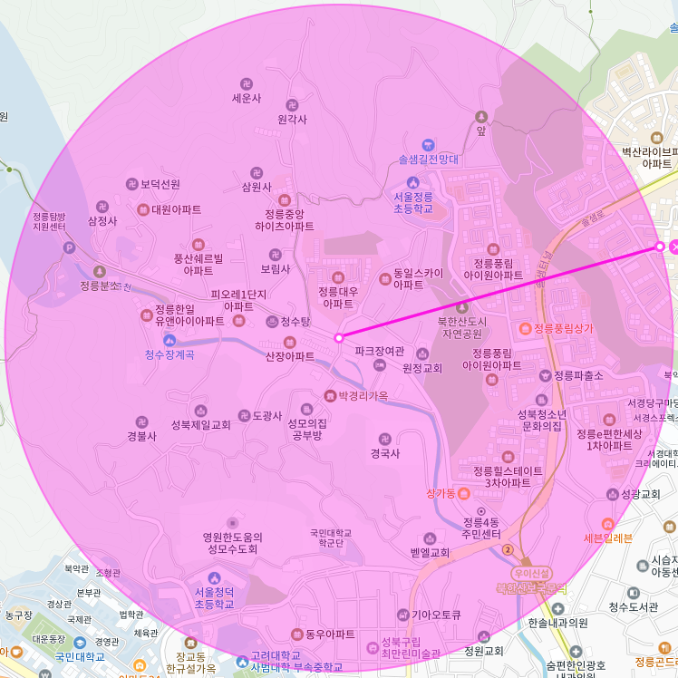 서울 성북구 정릉동 북한산보국문역 서경대학교 부근 월주차, 월정기권 | 주만사 조와쒀!