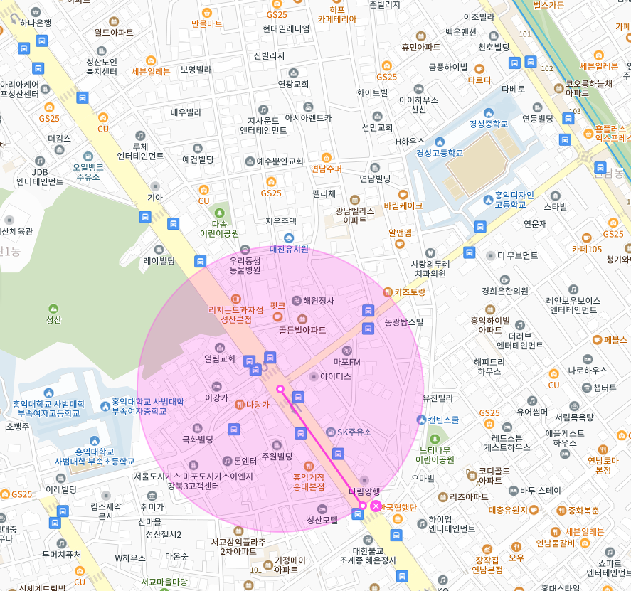 마포구 성산동 홍대입구역 망원역 인근 주차장 | 월주차 정기권 | 전일제