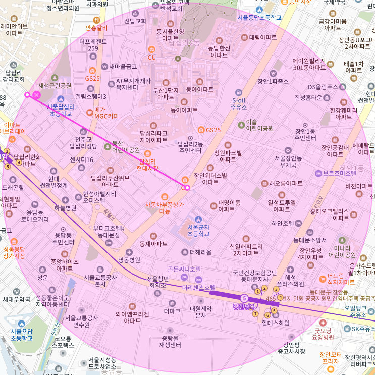 서울 동대문구 답십리동 장한평역 답십리역 부근 월주차, 월정기권 | 주만사가 해결해드리겠습니다!!