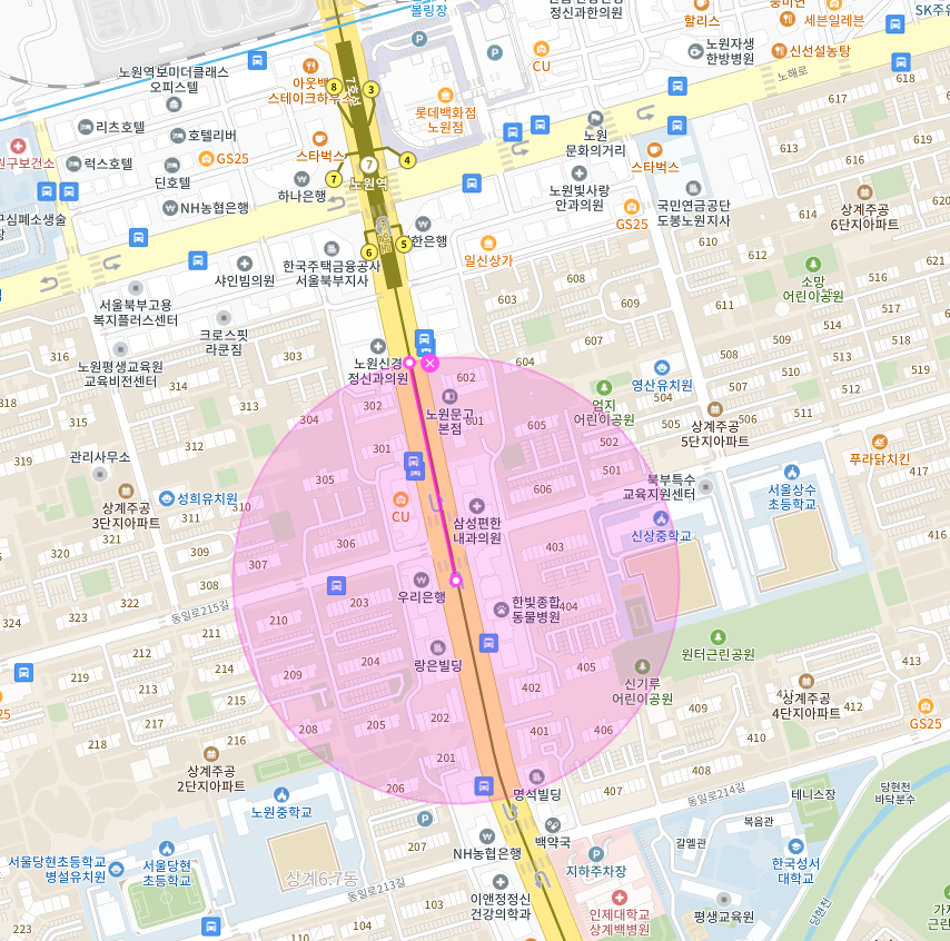 인제대학교 상계백병원 인근 주차장 | 월주차 정기권 | 노원구 상계동 노원역