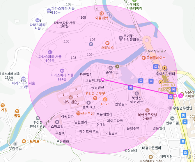 서울 강북구 우이동 주차장 | 월주차 정기권 | 북한산우이역 인근 주차장 특가로 이용하세요!