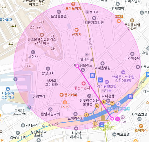 서울 성북구 동소문동6가 주차장 | 월주차 정기권 | 성신여대입구역 인근 주차장 특가로 이용하세요!