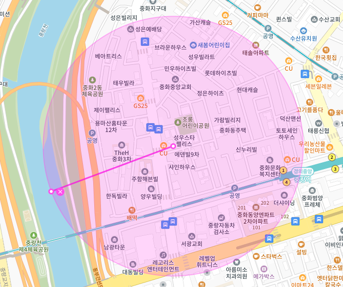 중랑구 중화동 중랑역 상봉역 주차장ㅣ주간제ㅣ9시간 4,000원