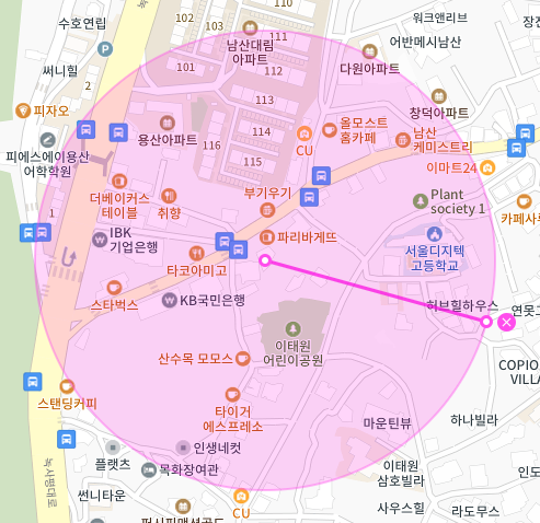 서울 용산구 이태원동 주차장 | 월주차 정기권 | 서울디지텍고등학교 인근 주차장 특가로 이용하세요!