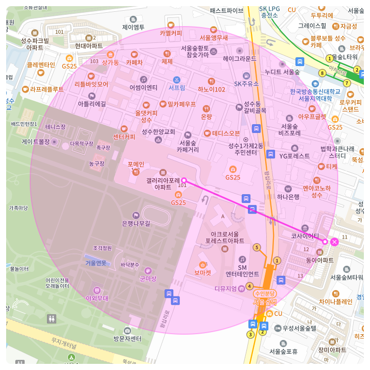 성수동 월주차ㅣ18시간 8,250원ㅣ서울숲역 도보 10분 이내
