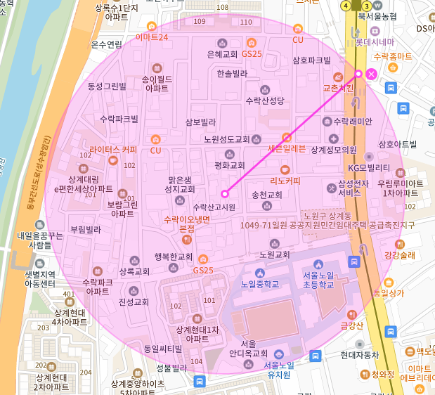 노원구 상계동 수락산역 인근 주차장 | 월주차 정기권 | 전일제 특가로 이용하세요!
