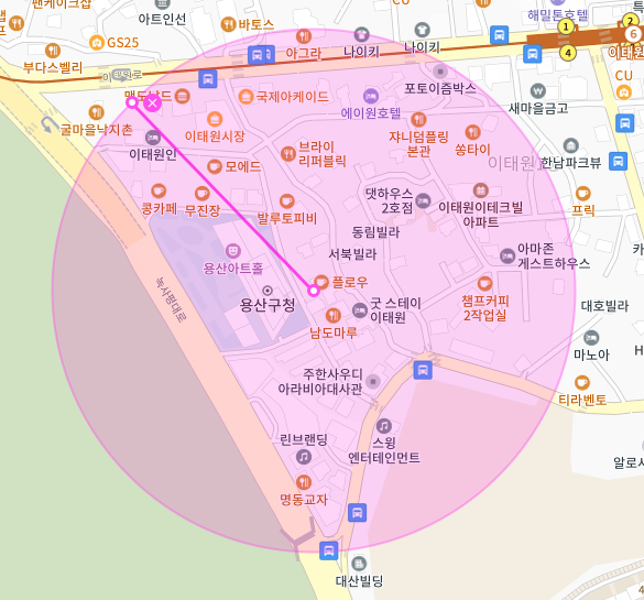 용산구 이태원동 용산구청 인근 주차장 | 월주차 정기권 | 전일제