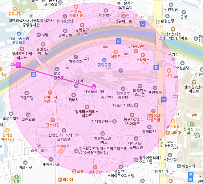 서울 중구 황학동 주차장 | 월주차 정기권 | 전일제 | 동묘앞역 청계천 인근 주차장입니다!