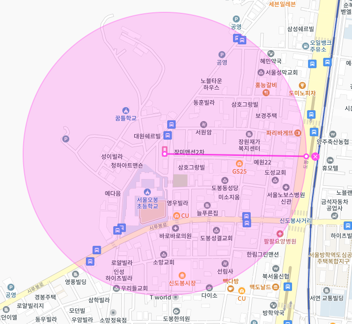 서울 도봉구 도봉동 주차장 | 월주차 정기권 | 전일제 | 방학역과 도봉역 사이에 있어요!