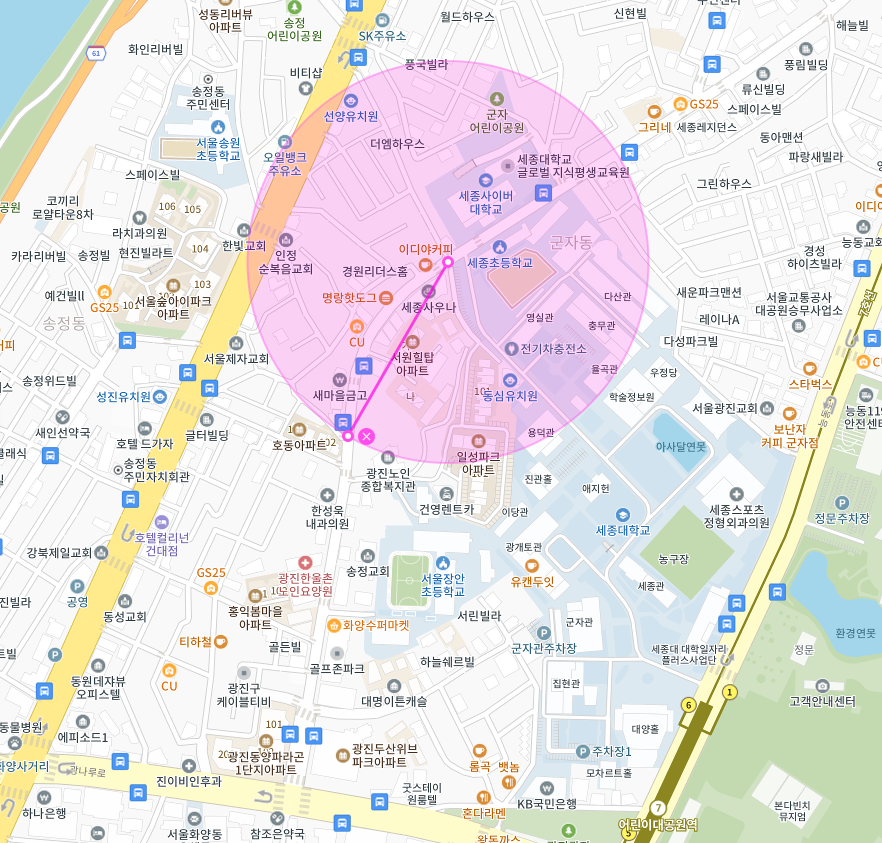 세종대 등하교길이 너무 멀어 자취방 월세 고민 중이신가요 | 월주차 정기권