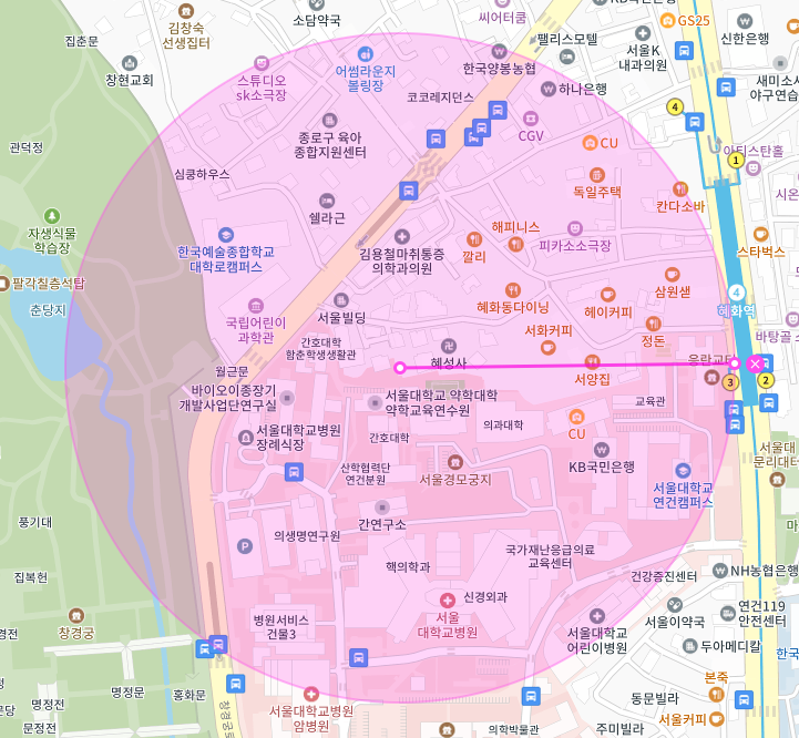 서울 종로구 명륜4가 | 월주차 정기권 | 주간 | 혜화역 인근 주차장