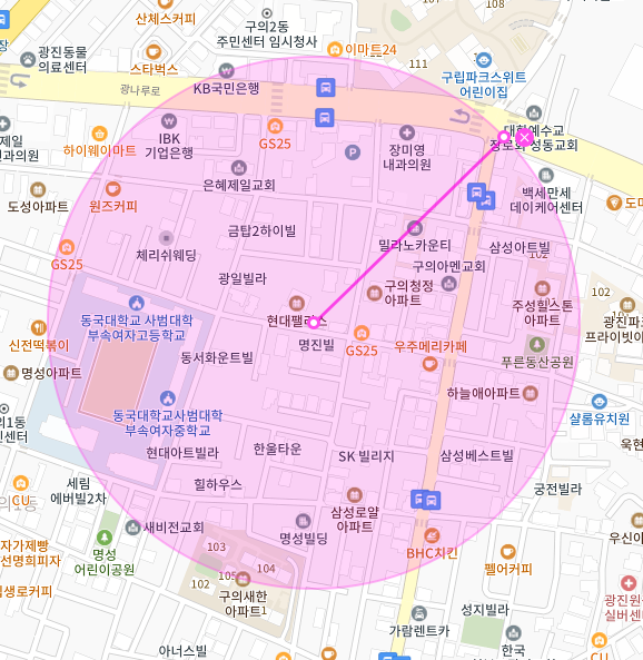 서울 광진구 구의동 | 월주차 정기권 | 주간 | 어린이대공원 인근 주차장