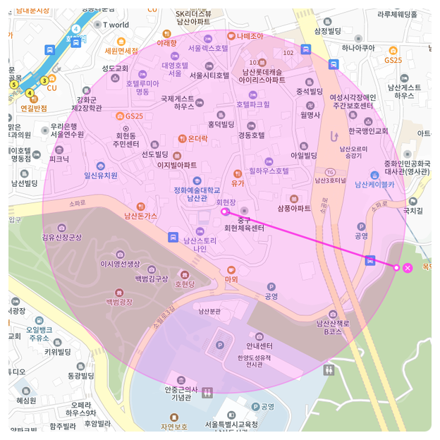 7,000원으로 9시간 주차 가능한 명동 월주차