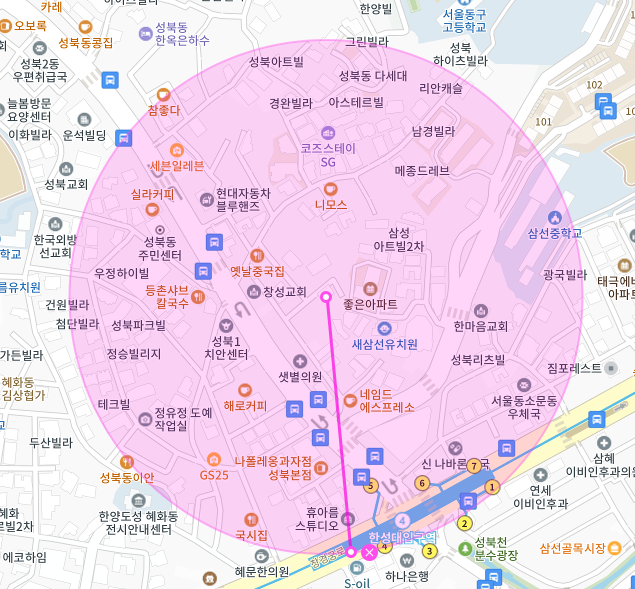 서울 성북구 성북동 | 월주차 정기권 | 주간 | 한성대입구역 인근 주차장