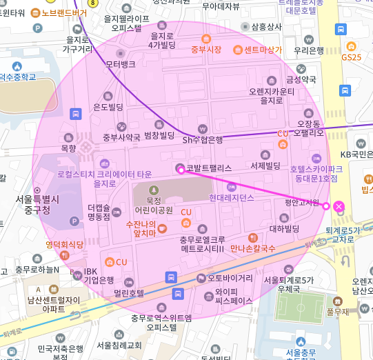 서울 중구 오장동 | 월주차 정기권 | 주간 | 서울시 중구청 인근 주차장