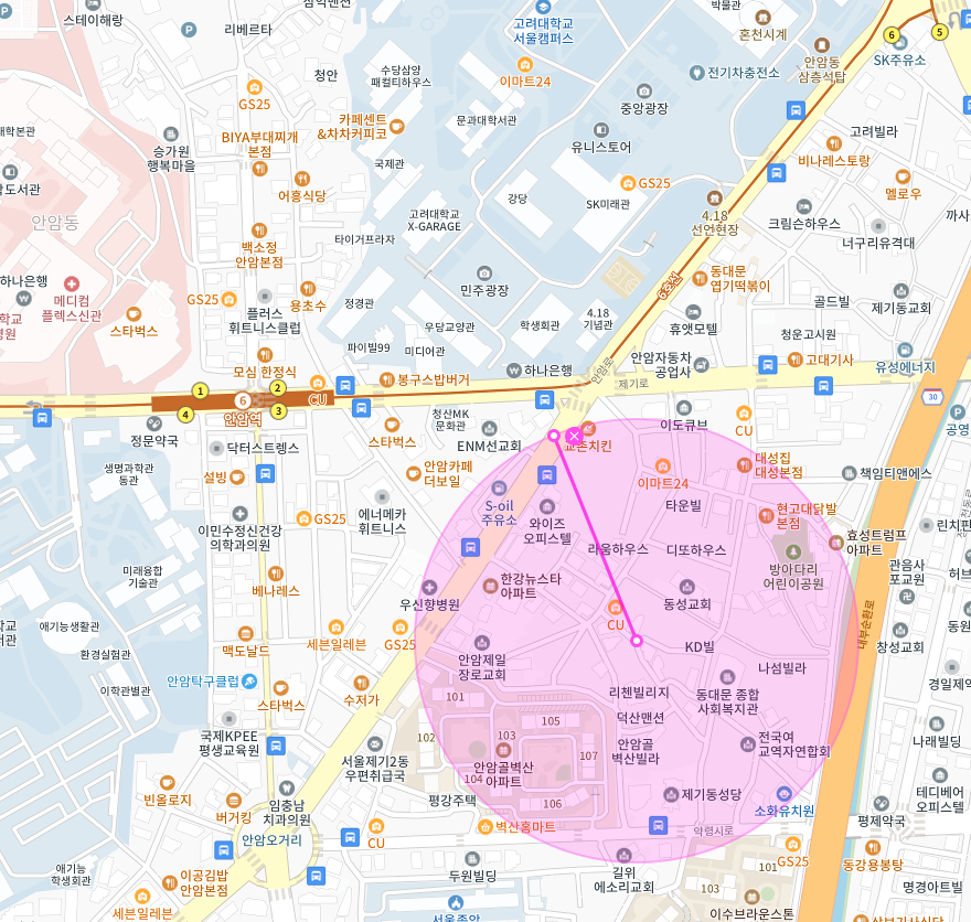 고려대학교 인근 주차장 | 월주차 정기권 | 동대문구 제기동 안암역