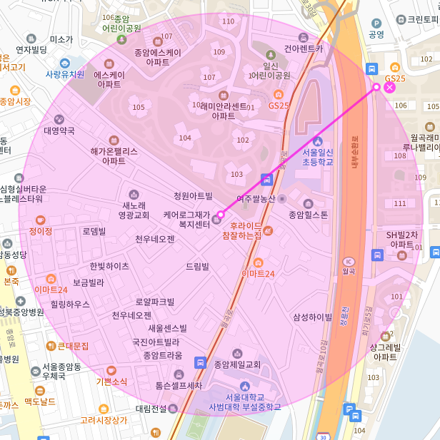 서울 성북구 종암동 | 월주차 정기권 | 전일제 | 월곡역 인근 주차장