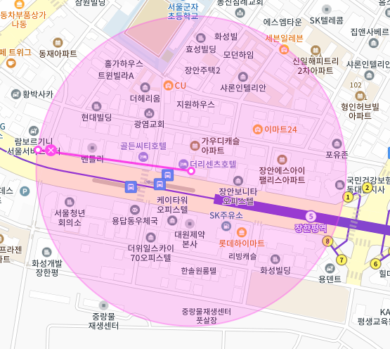 서울 동대문구 장안동 | 월주차 정기권 | 전일제 | 장한평역 인근 주차장