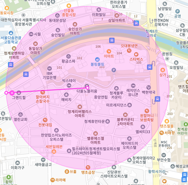 서울 중구 황학동 | 월주차 정기권 | 전일제 | 성동공업고등학교 인근 주차장