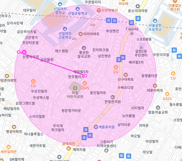 서울 은평구 갈현동 | 월주차 정기권 | 서울갈현초등학교 인근 주차장
