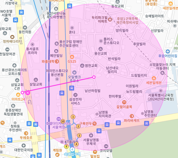 서울 용산구 갈월동 | 월주차 정기권 | 숙대입구역 인근 주차장