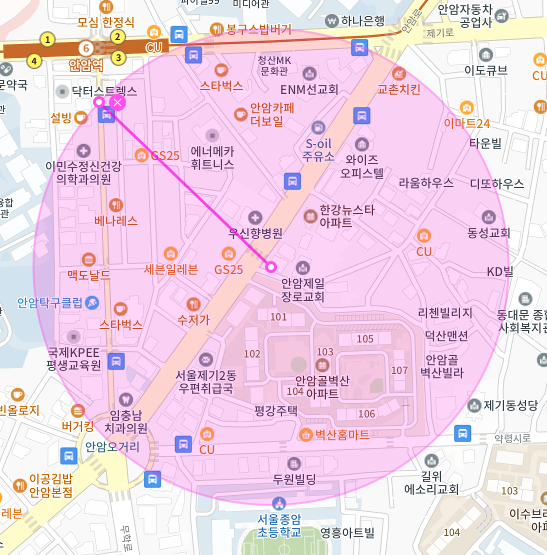 서울 동대문구 제기동 | 월주차 정기권 | 전일제 | 안암역 인근 주차장