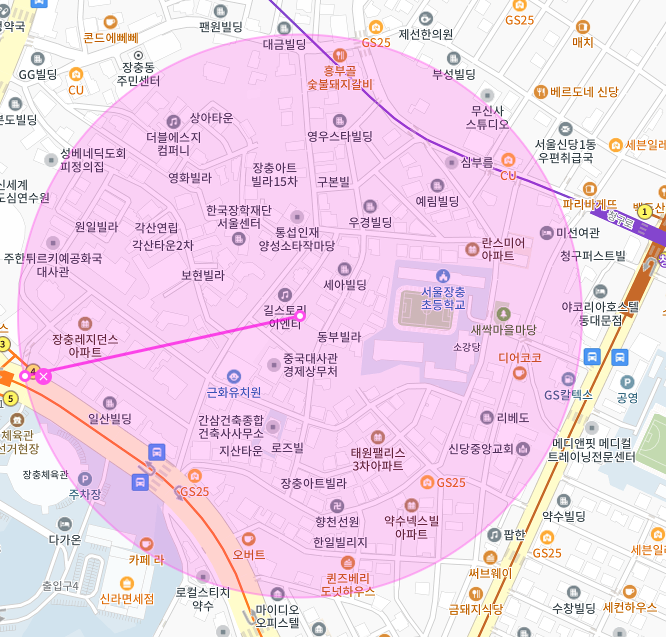 서울 중구 신당동 | 월주차 정기권 | 전일제 | 동대입구역 인근 주차장