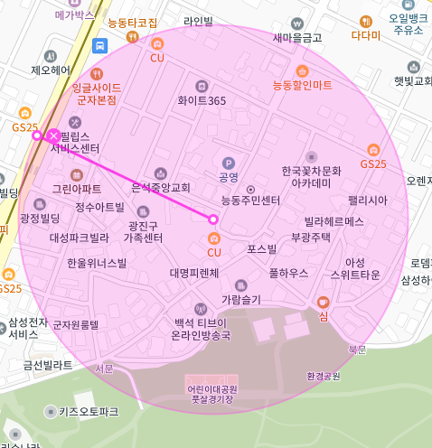 서울 광진구 능동 | 월주차 정기권 | 전일제 | 어린이대공원 인근 주차장