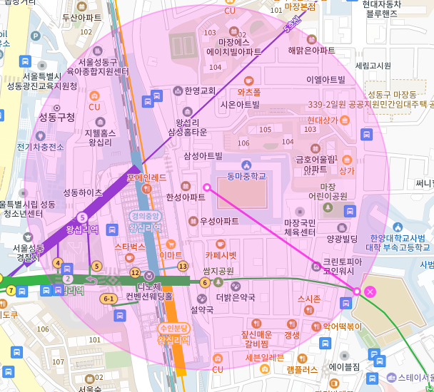 서울 성동구 마장동 | 월주차 정기권 | 전일제 | 왕십리역 인근 주차장