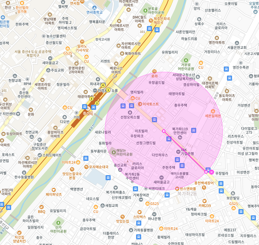 서대문구 북가좌동 증산역 인근 주차장 | 월주차 정기권 | 대기 신청 가능