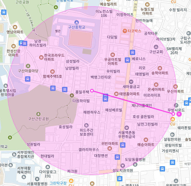 서울 은평구 구산동 | 월주차 정기권 | 주간 | 구산근린공원 인근 주차장