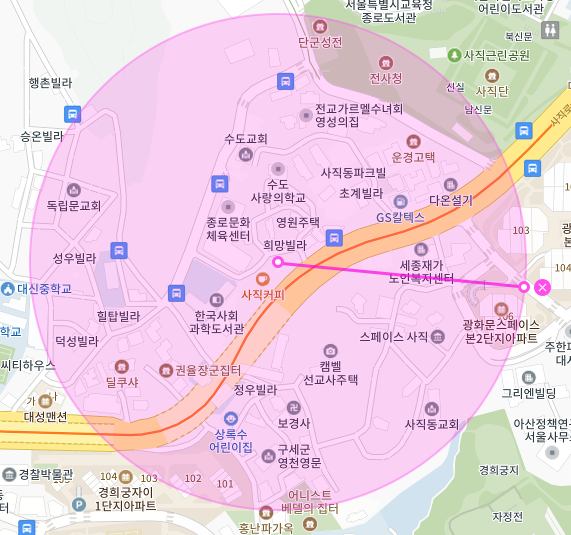 서울 종로구 사직동 | 월주차 정기권 | 전일제 | 종로문화체육센터 인근 주차장