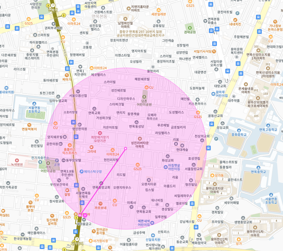 [신규] 사가정역 공영주차장 찾기 어렵다면 | 월주차 정기권 | 전일제 | 중랑구 면목동 주차장
