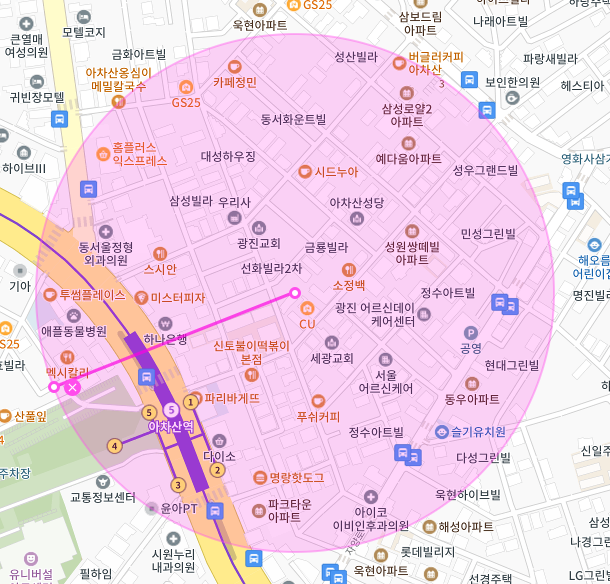 서울 광진구 중곡동 | 월주차 정기권 | 주간 | 아차산역 인근 주차장
