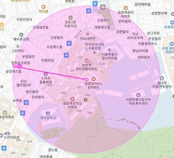 서울 은평구 응암동 | 월주차 정기권 | 전일제 | 영락중학교 인근 주차장