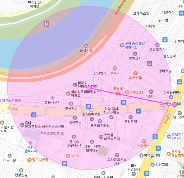 서울 성동구 송정동 | 월주차 정기권 | 전일제 | 성동세무서 인근 주차장