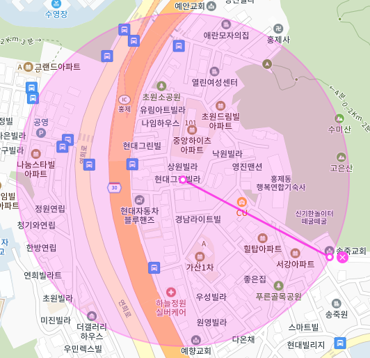 서울 서대문구 홍제동 | 월주차 정기권 | 스위스그랜드호텔 인근 주차장