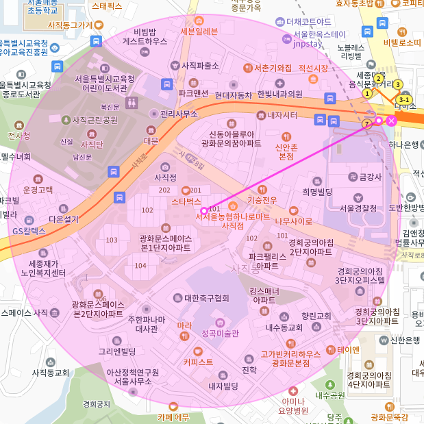 서울 종로구 사직동 | 월주차 정기권 | 전일제 | 경복궁역 인근 주차장