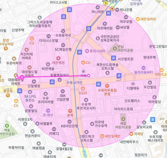 서울 강북구 번동 | 월주차 정기권 | 전일제 | 수유역 인근 주차장
