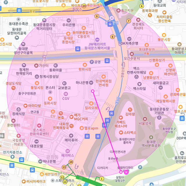 서울 중구 을지로6가 | 월주차 정기권 | 전일제 | 두산타워 동대문역 인근 주차장