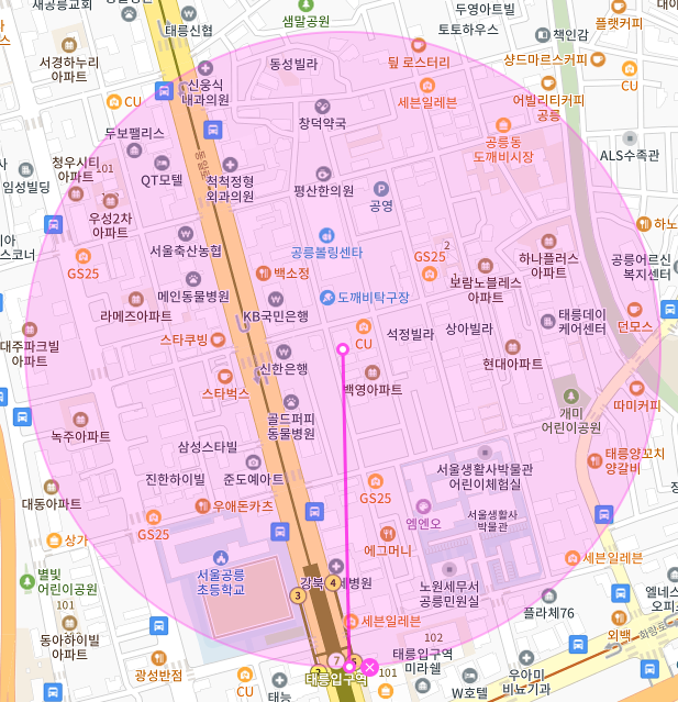 서울 노원구 공릉동 | 월주차 정기권 | 전일제 | 태릉입구역 인근 주차장