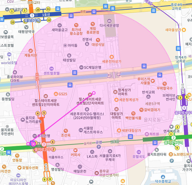 서울 중구 입정동 | 월주차 정기권 | 전일제 | 을지로3가역 인근 주차장